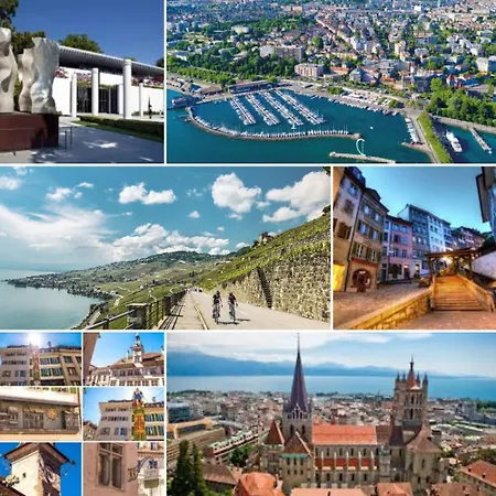 Apartment Am3office Lausanne New, Cozy, Central, Fast Wi-fi & Contactless Check-in Prilly