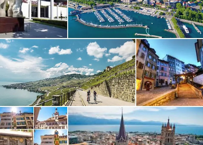 Апартаменты Am3office Lausanne New, Cozy, Central, Fast Wi-fi & Contactless Check-in Prilly